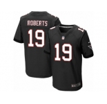 Men's Nike Atlanta Falcons #19 Andre Roberts Elite Black Alternate NFL Jersey