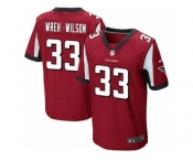Men's Nike Atlanta Falcons #33 Blidi Wreh-Wilson Elite Red Team Color NFL Jersey