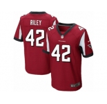 Men's Nike Atlanta Falcons #42 Duke Riley Elite Red Team Color NFL Jersey