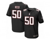 Men's Nike Atlanta Falcons #50 Brooks Reed Elite Black Alternate NFL Jersey