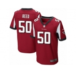 Men's Nike Atlanta Falcons #50 Brooks Reed Elite Red Team Color NFL Jersey