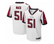 Men's Nike Atlanta Falcons #51 Alex Mack Elite White NFL Jersey