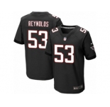 Men's Nike Atlanta Falcons #53 LaRoy Reynolds Elite Black Alternate NFL Jersey