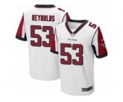 Men's Nike Atlanta Falcons #53 LaRoy Reynolds Elite White NFL Jersey