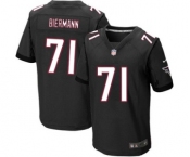 Men's Nike Atlanta Falcons #71 Kroy Biermann Elite Black Alternate NFL Jersey