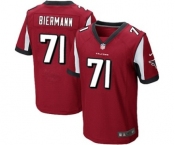Men's Nike Atlanta Falcons #71 Kroy Biermann Elite Red Team Color NFL Jersey