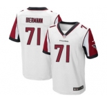 Men's Nike Atlanta Falcons #71 Kroy Biermann Elite White NFL Jersey