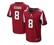 Men's Nike Atlanta Falcons #8 Matt Schaub Elite Red Team Color NFL Jersey