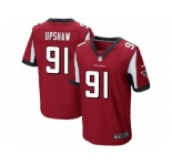 Men's Nike Atlanta Falcons #91 Courtney Upshaw Elite Red Team Color NFL Jersey