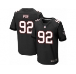 Men's Nike Atlanta Falcons #92 Dontari Poe Elite Black Alternate NFL Jersey