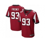 Men's Nike Atlanta Falcons #93 Dwight Freeney Elite Red Team Color NFL Jersey