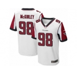 Men's Nike Atlanta Falcons #98 Takkarist McKinley Elite White NFL Jersey