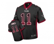 Nike Atlanta Falcons #11 Julio Jones Black Alternate Men's Stitched NFL Elite Drift Fashion Jersey