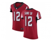 Nike Atlanta Falcons #12 Mohamed Sanu Sr Red Team Color Men Stitched NFL Vapor Untouchable Elite Jersey