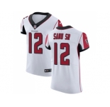 Nike Atlanta Falcons #12 Mohamed Sanu Sr White Men Stitched NFL Vapor Untouchable Elite Jersey