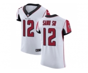 Nike Atlanta Falcons #12 Mohamed Sanu Sr White Men Stitched NFL Vapor Untouchable Elite Jersey