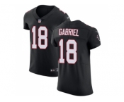 Nike Atlanta Falcons #18 Taylor Gabriel Black Alternate MStitched NFL Vapor Untouchable Elite Jersey