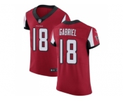 Nike Atlanta Falcons #18 Taylor Gabriel Red Team Color Men Stitched NFL Vapor Untouchable Elite Jersey