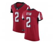 Nike Atlanta Falcons #2 Matt Ryan Red Team Color Men Stitched NFL Vapor Untouchable Elite Jersey