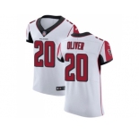 Nike Atlanta Falcons #20 Isaiah Oliver White Men Stitched NFL Vapor Untouchable Elite Jersey