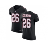 Nike Atlanta Falcons #26 Tevin Coleman Black Alternate Men Stitched NFL Vapor Untouchable Elite Jersey