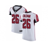 Nike Atlanta Falcons #26 Tevin Coleman White Men Stitched NFL Vapor Untouchable Elite Jersey
