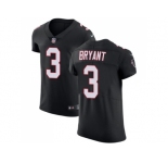 Nike Atlanta Falcons #3 Matt Bryant Black Alternate Men Stitched NFL Vapor Untouchable Elite Jerse