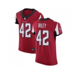 Nike Atlanta Falcons #42 Duke Riley Red Team Color Men Stitched NFL Vapor Untouchable Elite Jersey