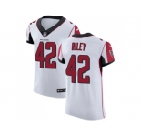 Nike Atlanta Falcons #42 Duke Riley White Men Stitched NFL Vapor Untouchable Elite Jersey