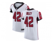 Nike Atlanta Falcons #42 Duke Riley White Men Stitched NFL Vapor Untouchable Elite Jersey
