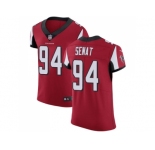Nike Atlanta Falcons #94 Deadrin Senat Red Team Color Men Stitched NFL Vapor Untouchable Elite Jersey