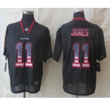 nike nfl jerseys atlanta falcons #11 jones black[Elite USA flag fashion]