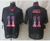 nike nfl jerseys atlanta falcons #11 jones black[Elite USA flag fashion]