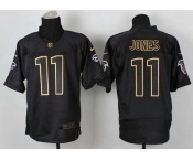 nike nfl jerseys atlanta falcons #11 jones black[Elite gold lettering fashion]