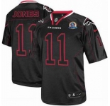 nike nfl jerseys atlanta falcons #11 jones black[Elite lights out 50th Patch]