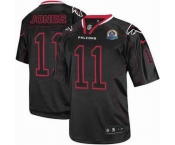 nike nfl jerseys atlanta falcons #11 jones black[Elite lights out 50th Patch]