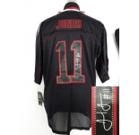 nike nfl jerseys atlanta falcons #11 jones black[Elite lights out signature]