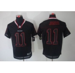 nike nfl jerseys atlanta falcons #11 jones black[Elite lights out]