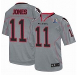 nike nfl jerseys atlanta falcons #11 jones grey[Elite lights out 50th Patch]