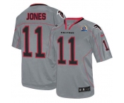 nike nfl jerseys atlanta falcons #11 jones grey[Elite lights out 50th Patch]