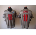 nike nfl jerseys atlanta falcons #11 jones grey[Elite shadow 50th Patch]