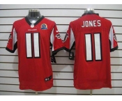 nike nfl jerseys atlanta falcons #11 jones red[Elite 50th Patch]