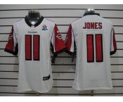 nike nfl jerseys atlanta falcons #11 jones white[Elite 50th Patch]