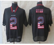 nike nfl jerseys atlanta falcons #2 matt ryan black[Elite USA flag fashion]