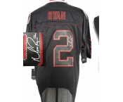 nike nfl jerseys atlanta falcons #2 matt ryan black[Elite lights out signature]