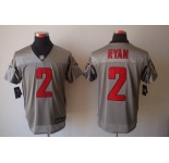 nike nfl jerseys atlanta falcons #2 matt ryan grey[Elite shadow]