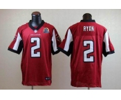 nike nfl jerseys atlanta falcons #2 matt ryan red[Elite 50th Patch]