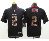 nike nfl jerseys atlanta falcons #2 ryan black[Elite USA flag fashion]