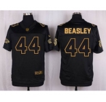 nike nfl jerseys atlanta falcons #44 beasley black gold collection[Elite][beasley]
