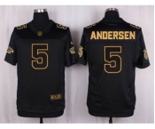 nike nfl jerseys atlanta falcons #5 andersen black gold collection[Elite][andersen]